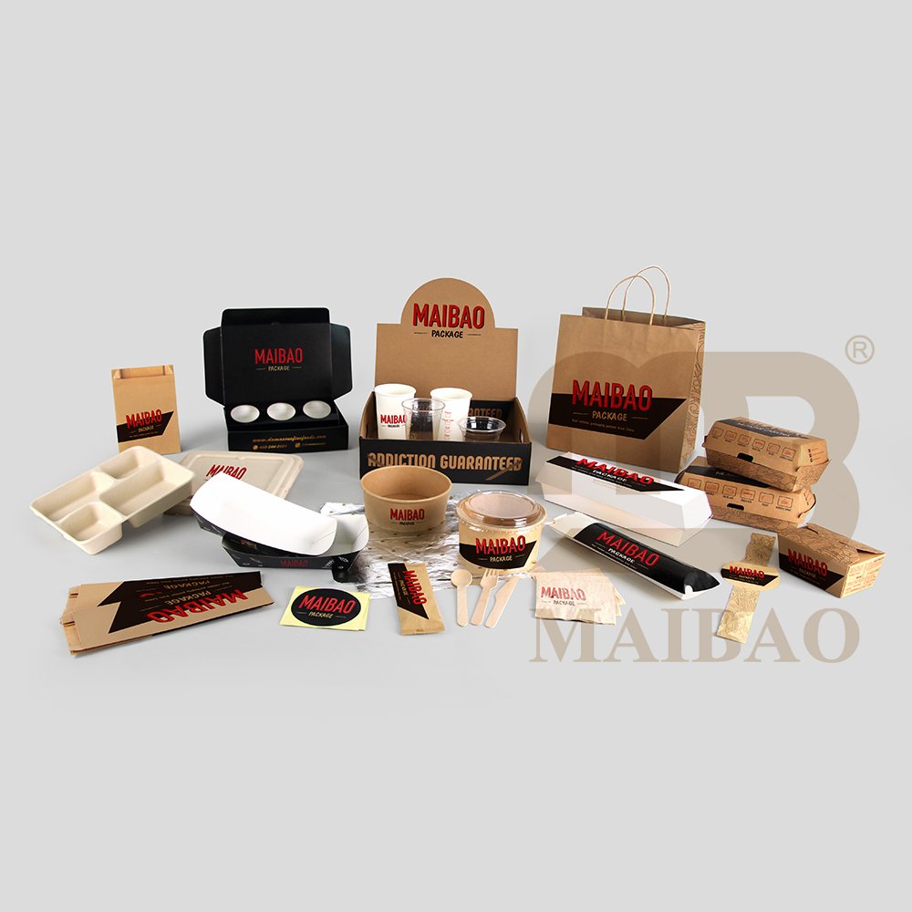 Custom design Shawarma Wrap box foldable kraft paper boxes pita Bread Chicken doner kebab Roll Packaging