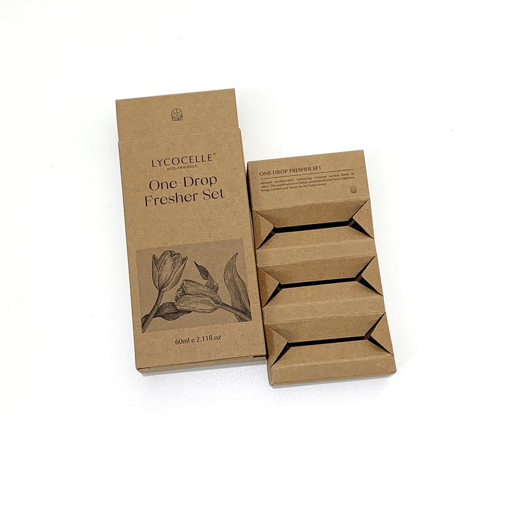 Wholesale eyelashes paper packaging box essential oil box dropper bottle box packaging