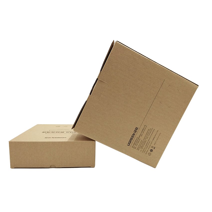 Custom Printed Paper Pink Packaging Box Self Adhesive Corrugated Packaging Paper Box Easy To Tear Zipper Seal Tear-strip-boxes