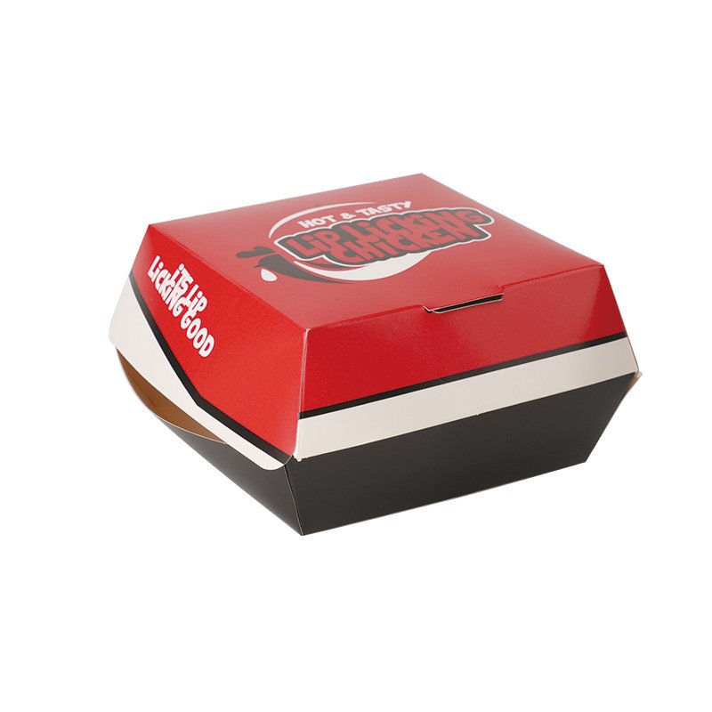 Factory Customize restaurant Takeaway Fried chicken package Recyclable Custom Printed takeaway packaging box for fried chicken