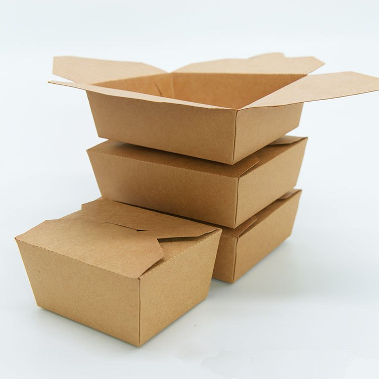 Commercial foldable fried chicken packaging box French fries takeaway food box snack salad box
