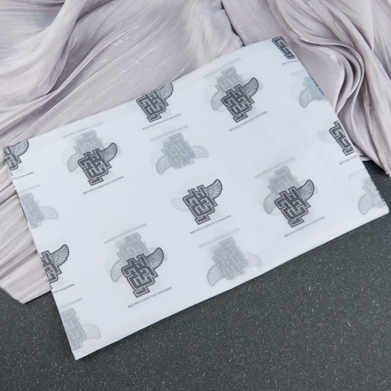 custom print logo flower gift tissue paper wrapping paper packaging for clothes packaging