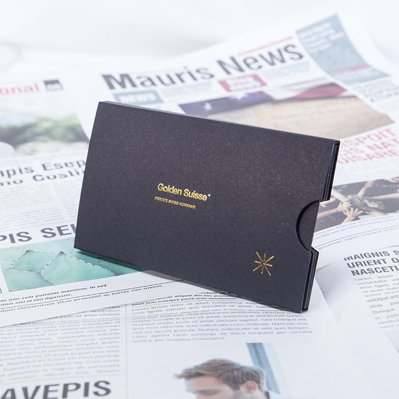 Custom Packaging Gift Box For Credit Card Id Bank Card Holder Case Gifts Storage Pull Credit Card Packaging