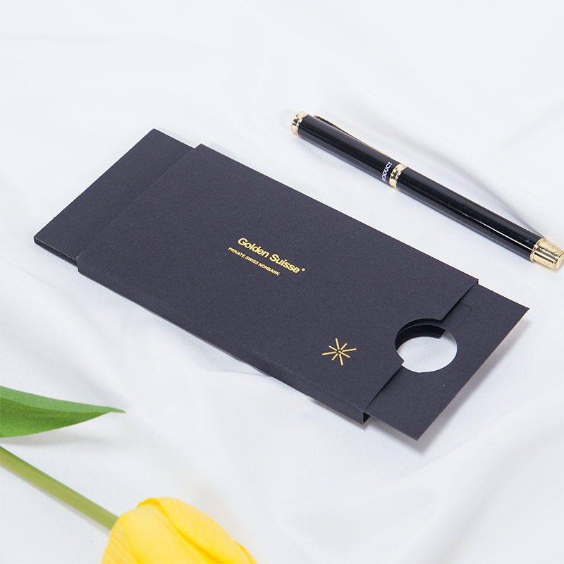 Custom Packaging Gift Box For Credit Card Id Bank Card Holder Case Gifts Storage Pull Credit Card Packaging