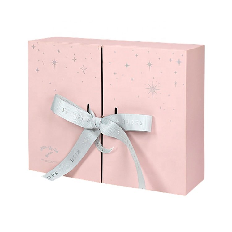 nail lunch pink cute custom logo wig luxury empty glitter false eyelash packaging box