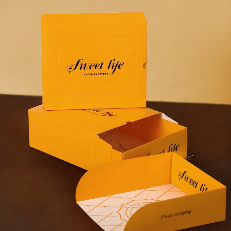 ETpack Wholesale custom cake Cookie box Croissant waffle takeaway box baked packaging box Eco-Friendly Packaging