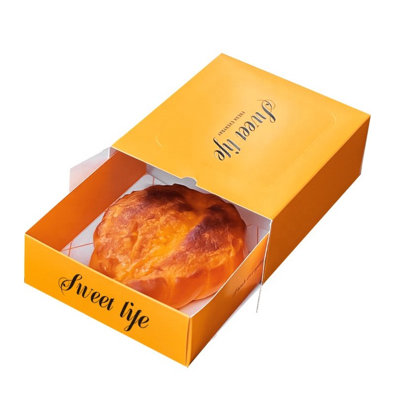 ETpack Wholesale custom cake Cookie box Croissant waffle takeaway box baked packaging box Eco-Friendly Packaging