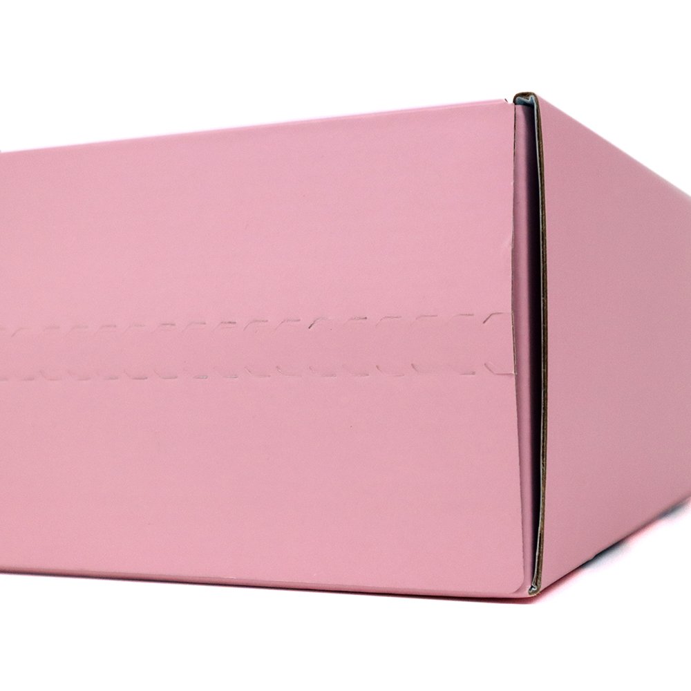 Custom Printed Logo Corrugated Cardboard Paper Gift Packaging Mailer Shipping Box With easy tear strip
