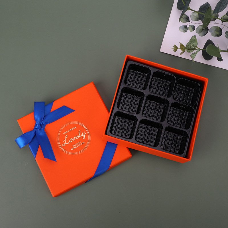 High quantity chocolate food packaging paper boxes