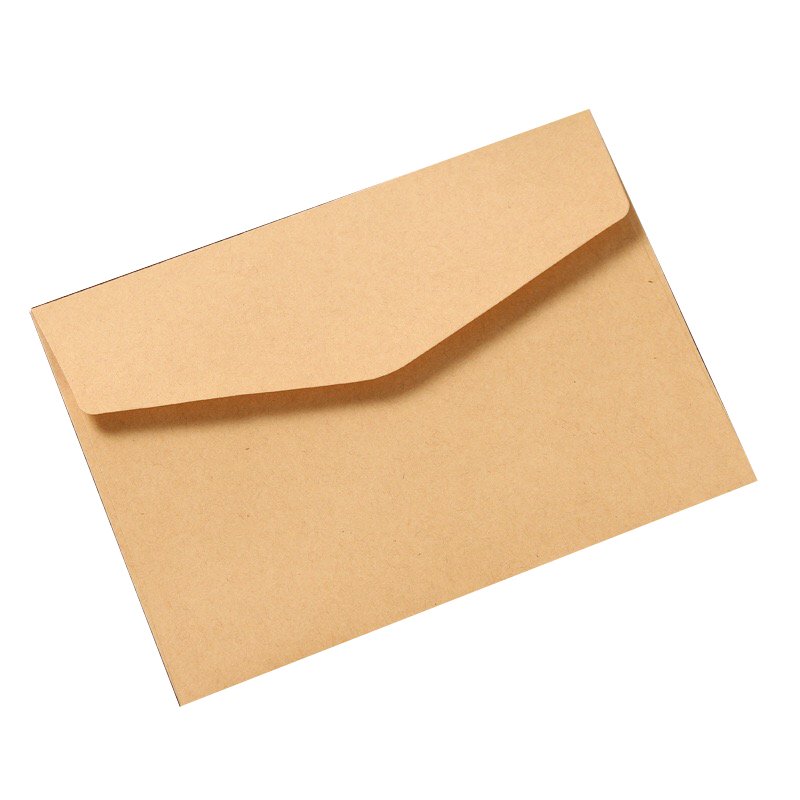 Custom logo durable handmade kraft paper envelope packaging small