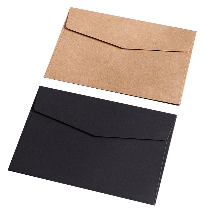 Custom logo durable handmade kraft paper envelope packaging small