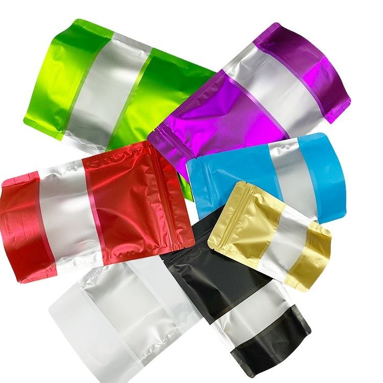 Bolsas kraft coffee bags ziplock bag paper food packaging stand up pouch kraft paper bag with window