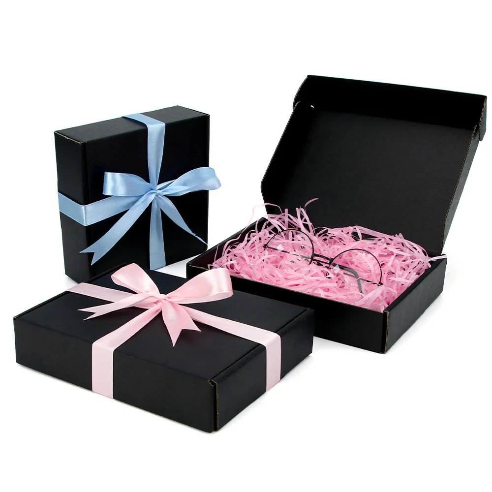 Wholesale Eco friendly OEM Custom Small Business Packaging Boxes Black Shoes packaging paper Boxes Mailing mailer shipping Box