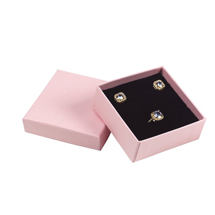 Custom Logo Available Eco-friendly Rigid Gift Paper Box For Jewelry Earrings Rings Bracelets Packaging