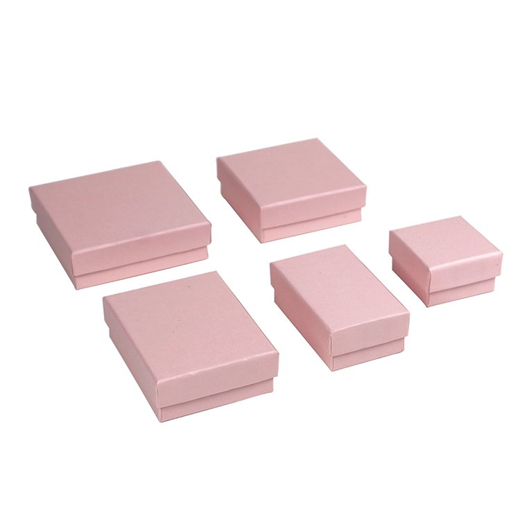 Custom Logo Available Eco-friendly Rigid Gift Paper Box For Jewelry Earrings Rings Bracelets Packaging