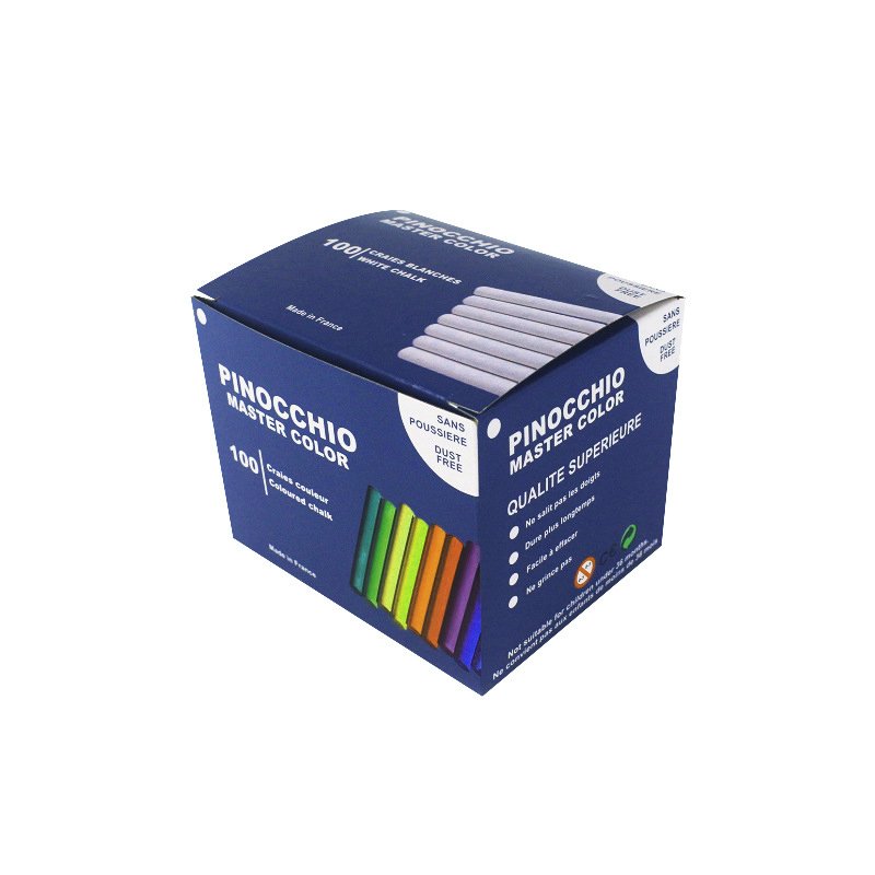 Wholesale custom printed Empty Packaging Box School Chalk Paper Box
