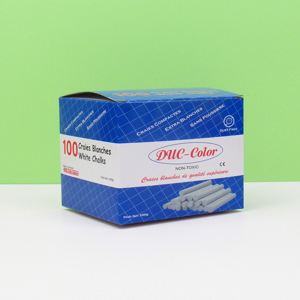Wholesale custom printed Empty Packaging Box School Chalk Paper Box