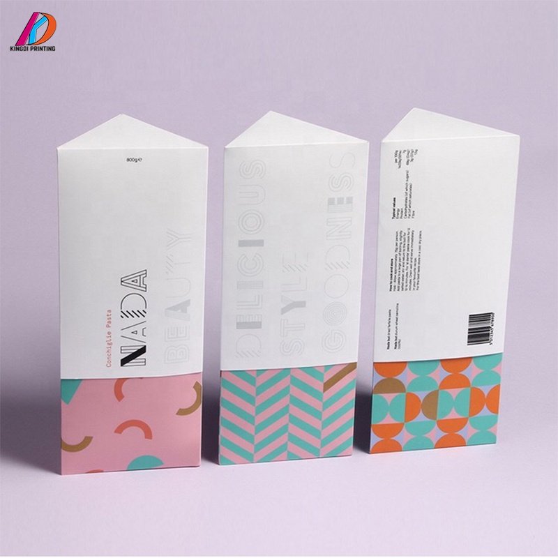Custom printed food grade hexagon shaped paper box package