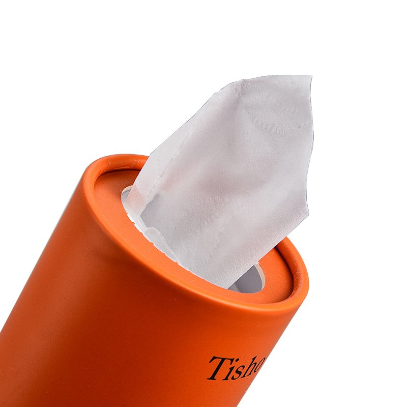 Custom cylinder tube packaging Round cardboard boxes Cylinder tissues box