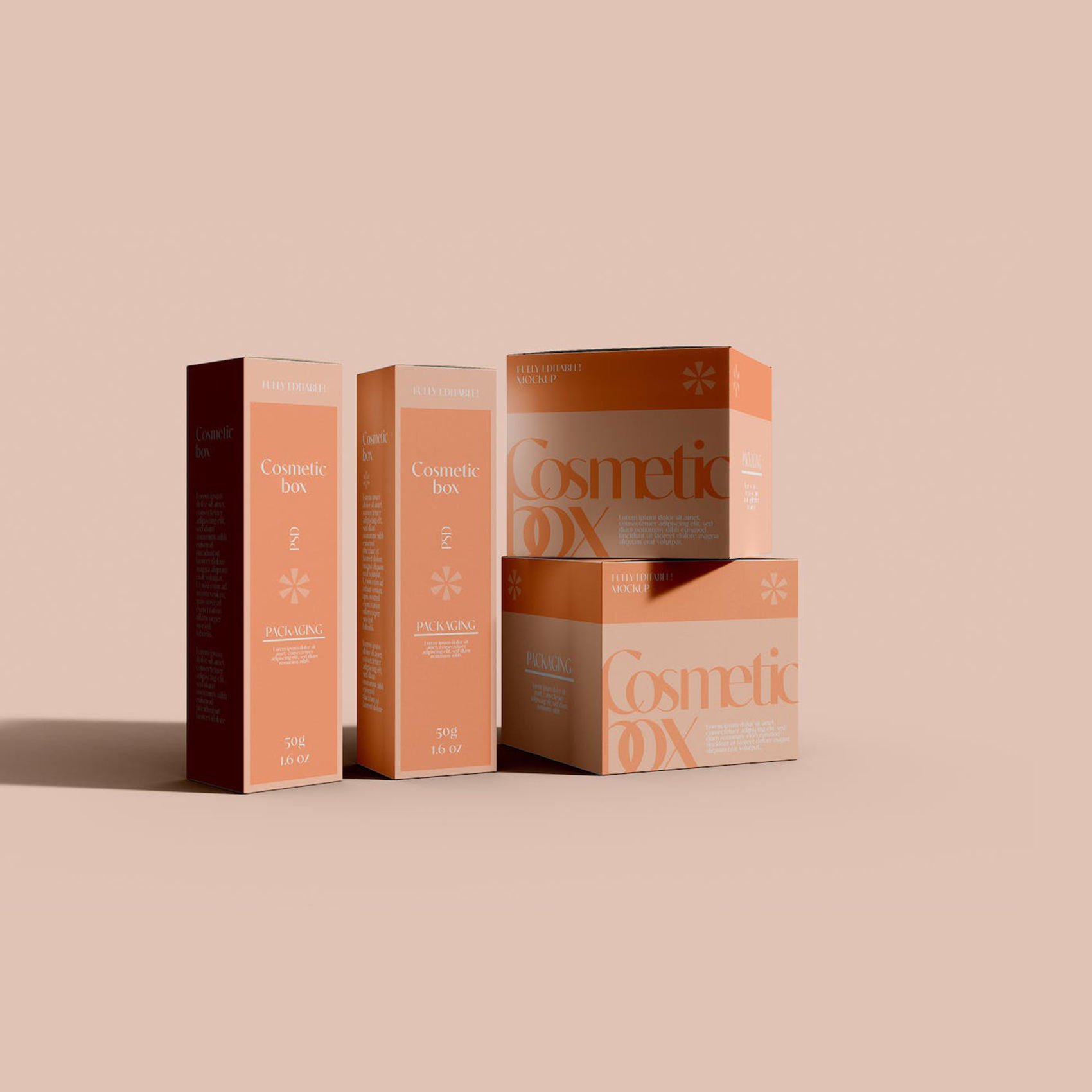Custom Logo Printed Ivory Board Essential Hot Trending Skincare Kraft Paper Packaging color box for Packing