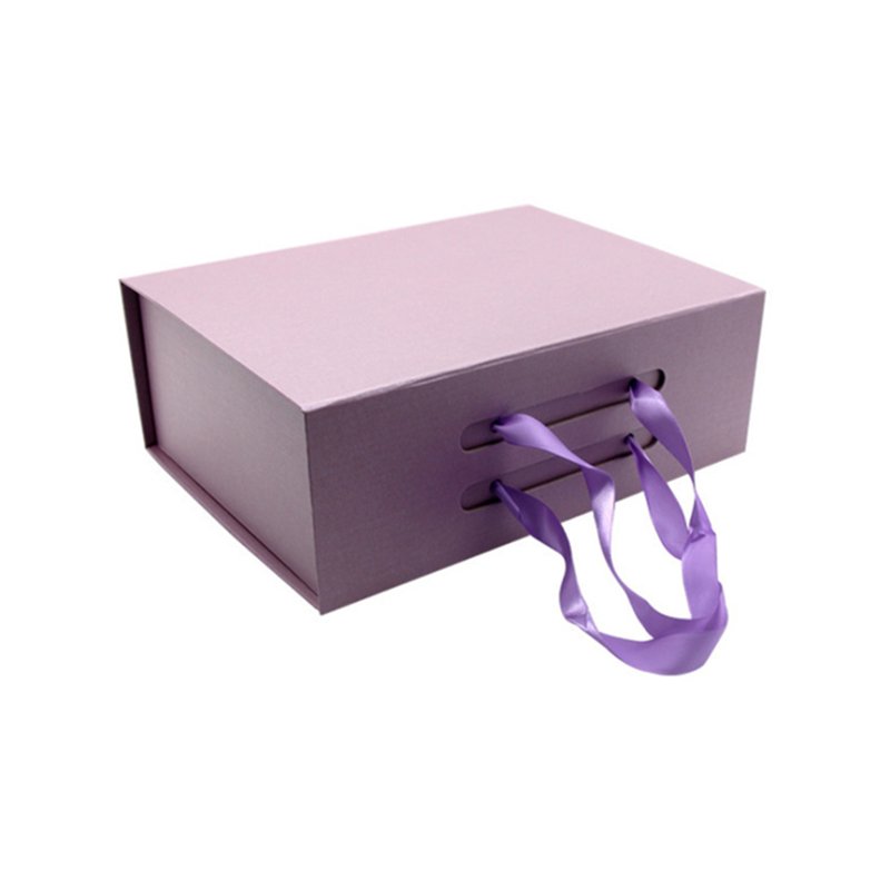 Wholesale Luxury High-end Custom Printing Cardboard Magnetic Gift Box Foldable Box for Clothing Shoes Packaging with Handle