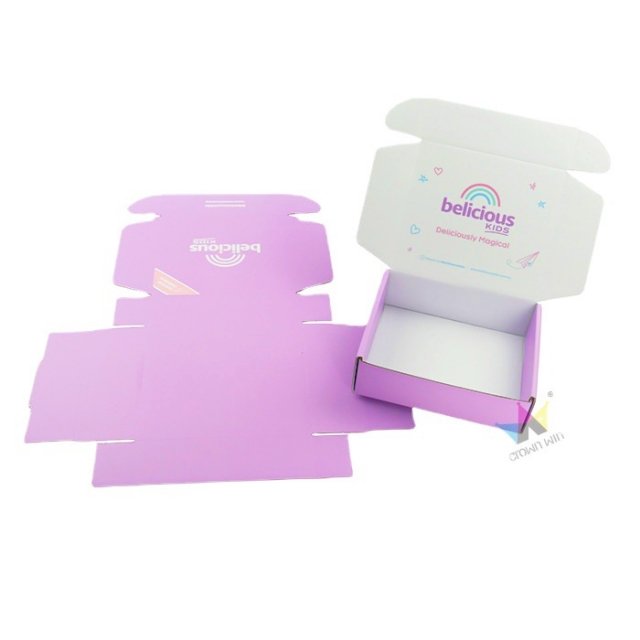 Customized logo full-color printing clothing underwear packaging paper box, ultra hard corrugated shipping packaging paper box