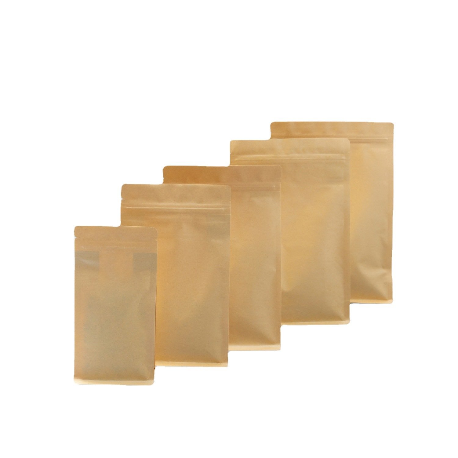 Custom printed food grade ziplock snack custom plastic pouch packaging food packing bag