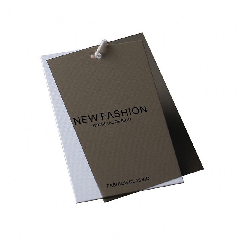 Eco-friendly Recycle Customized Brown Kraft Paper Hang Tags For Clothing And Packaging