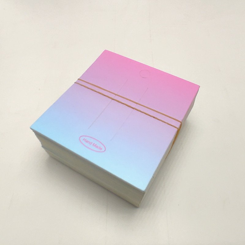 Wholesale Custom Color Paper Tag Jewelry Display Card Pendant Necklace packaging card Jewelry Backing Card for Earring