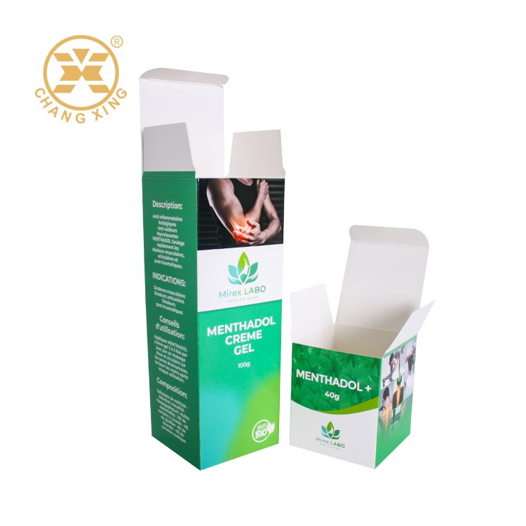 Custom Design Cardboard Medicine Boxes Pill Tablet Packaging Paper Box for Herbal Food Supplement