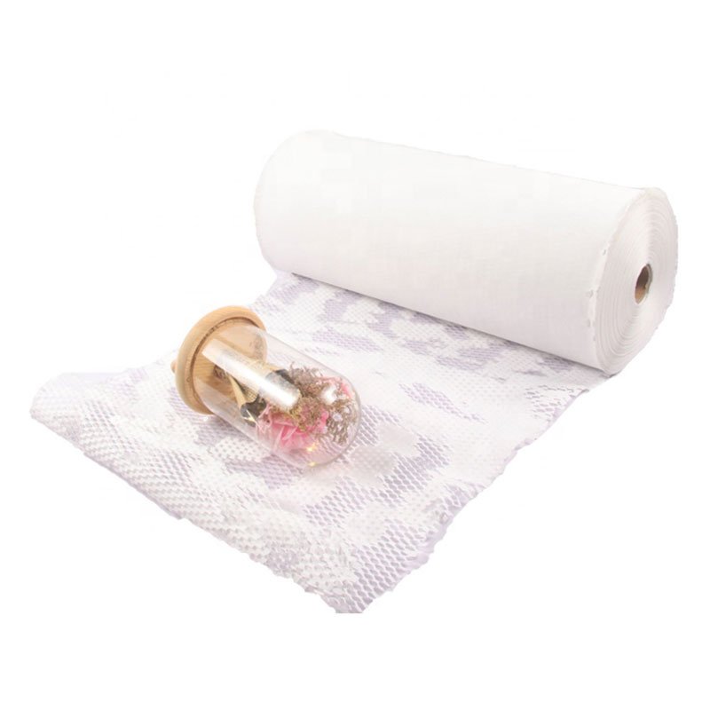 Recyclable Honeycomb Kraft Paper Roll Honeycomb Kraft Cushioning Wrapping Packaging