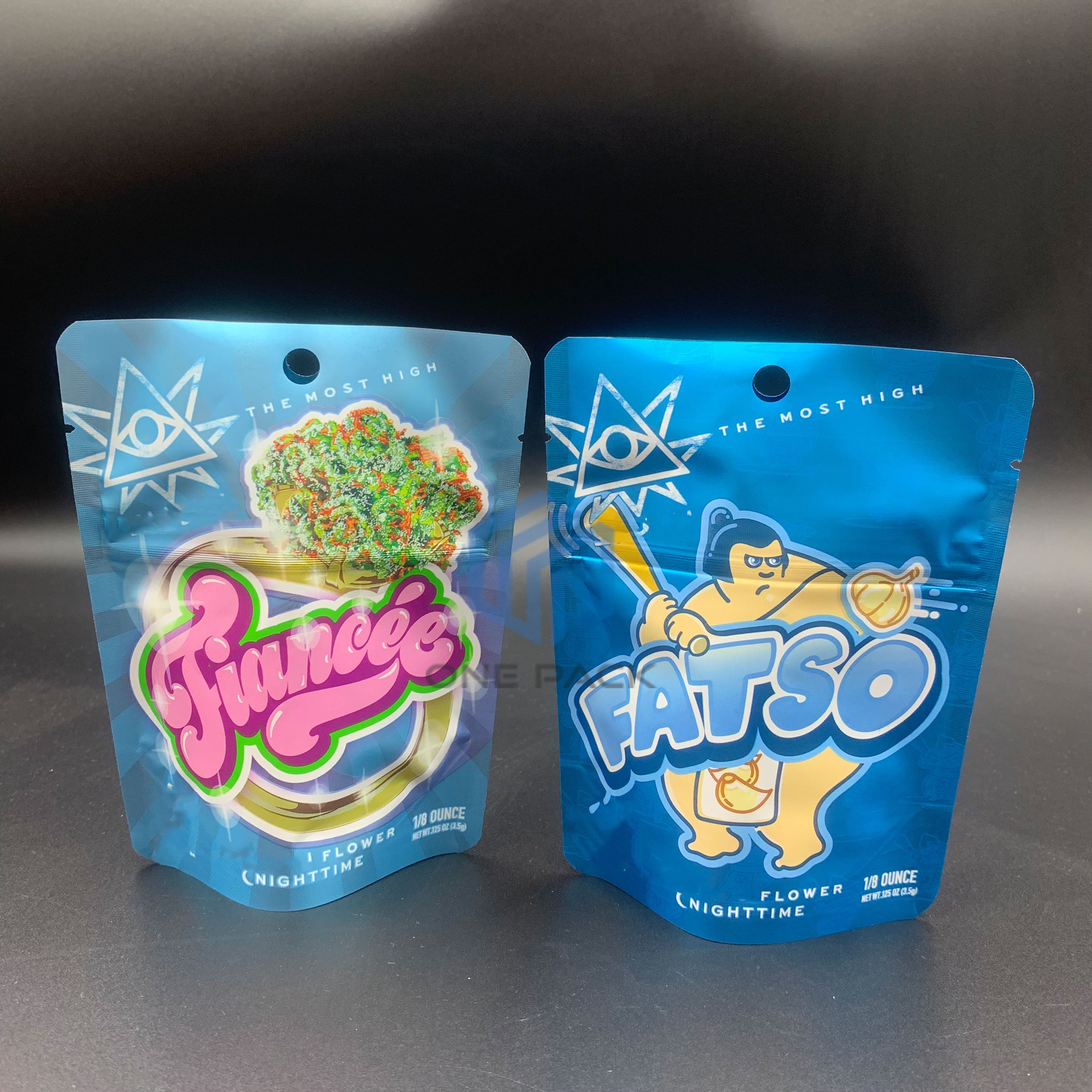 digital print 3.5g soft touch die cut mylar packaging smell child proof zipper bag aluminum foil edible gummy candy cookie pouch