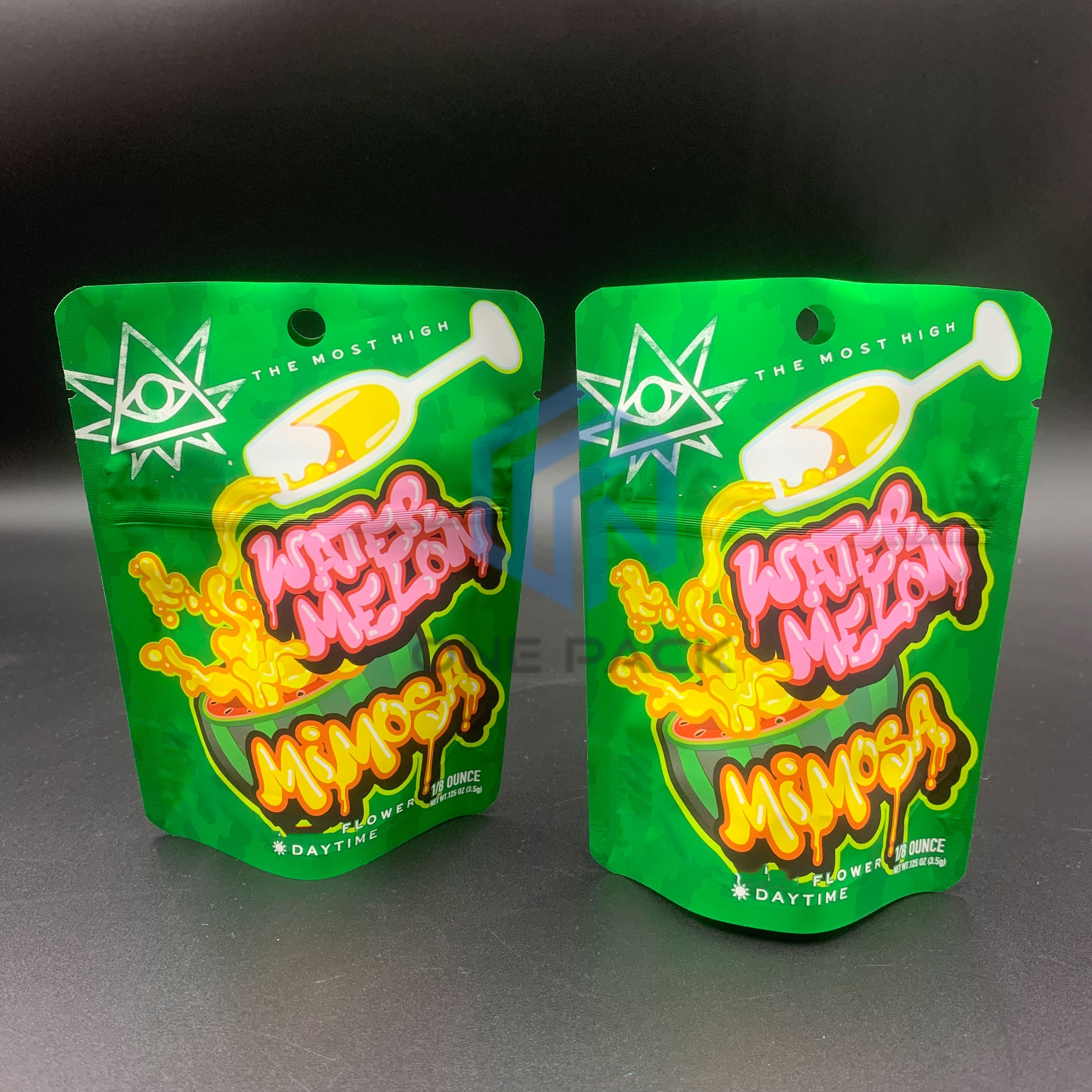digital print 3.5g soft touch die cut mylar packaging smell child proof zipper bag aluminum foil edible gummy candy cookie pouch
