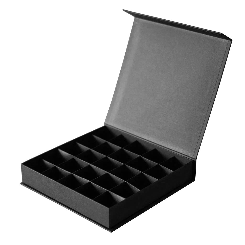 Customized Paper Cardboard Magnetic Gift Packaging Box With Divider