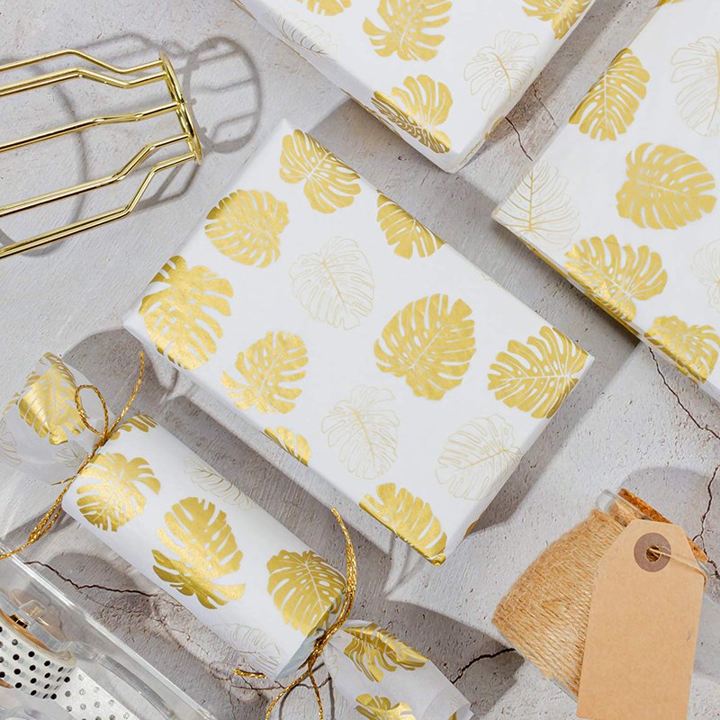 Wholesales Custom Logo Printed Gold Art Tissue Paper Craft Packaging Wrapping Gift Wrapping Tissue Paper