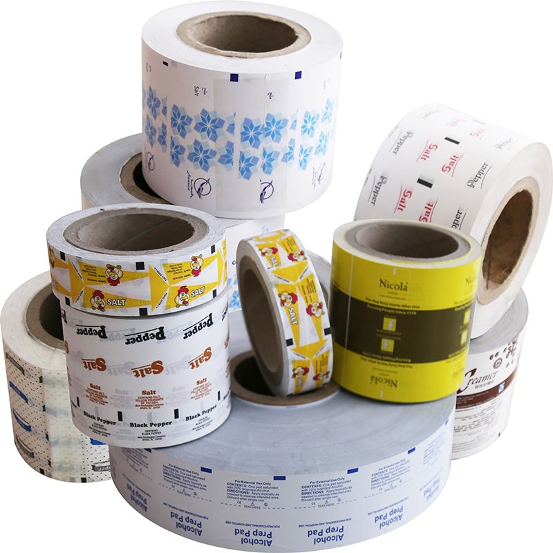Disposable Sugar Salt Coffee Tea Pepper Spice Sachet Packing Baking Kraft PE Coated Paper Roll
