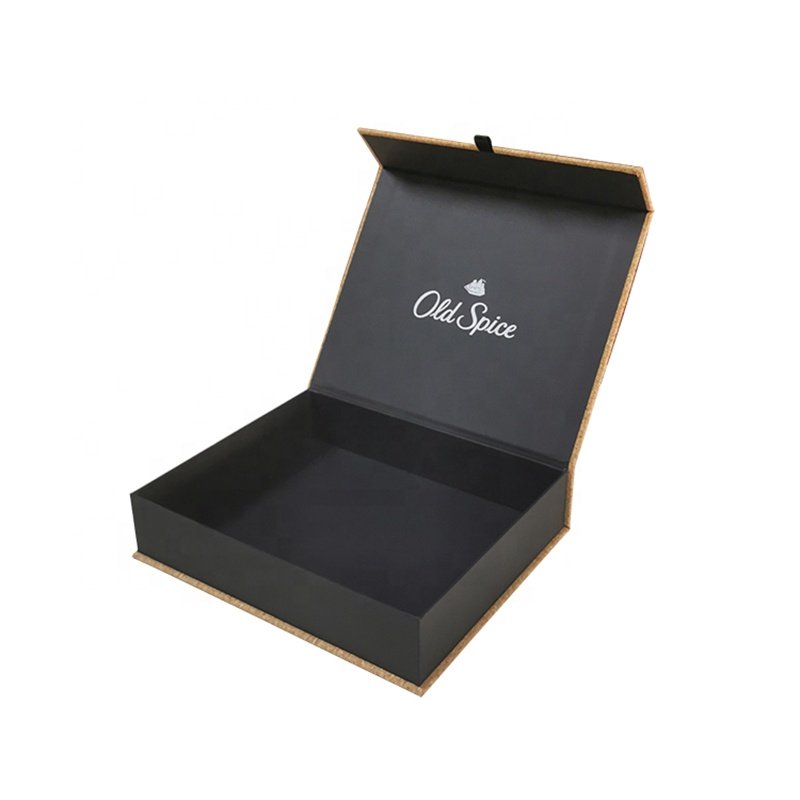 High End Brand Custom Wood Grain Paper Makeup Cosmetic Skin Care Packaging Luxury Magnetic Gift Box