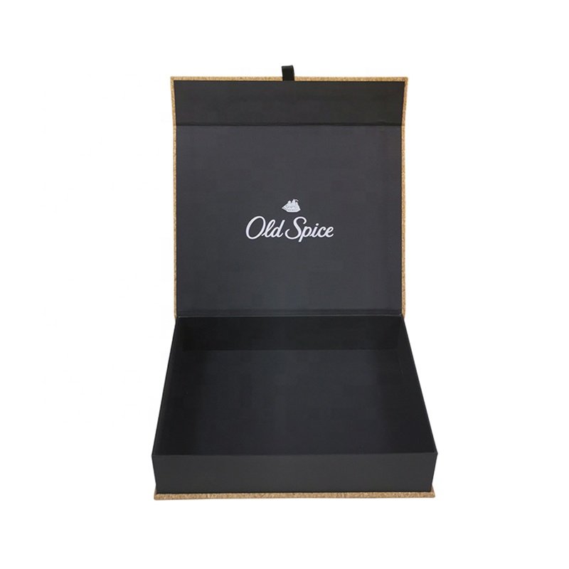 High End Brand Custom Wood Grain Paper Makeup Cosmetic Skin Care Packaging Luxury Magnetic Gift Box