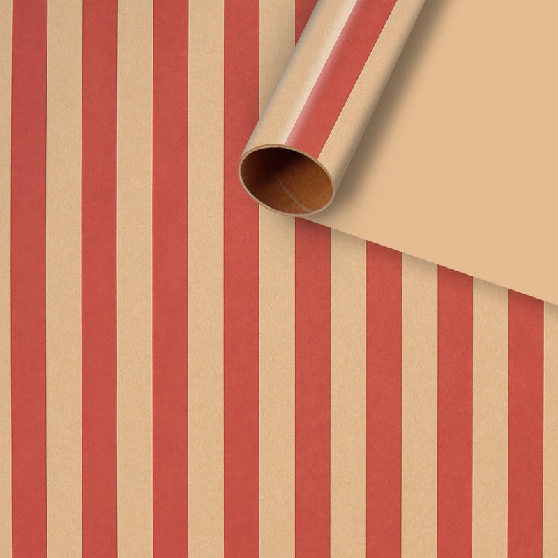 Christmas 80gsm Kraft Paper Wrapping Flower Bouquet Packaging Wrapping Paper for Christmas Eve Gift Craft Paper