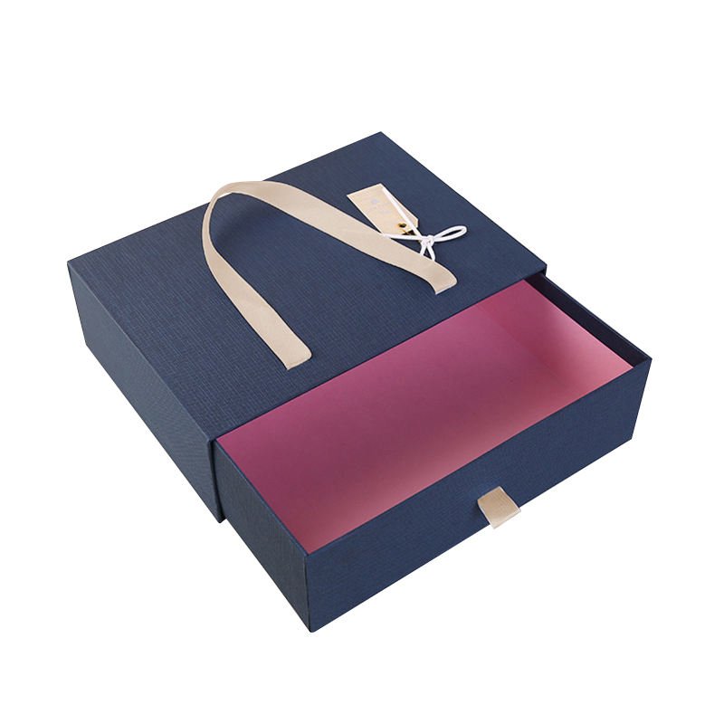 Festive paper gift box cosmetic packaging bag sustainable eco friendly cosmetic packaging