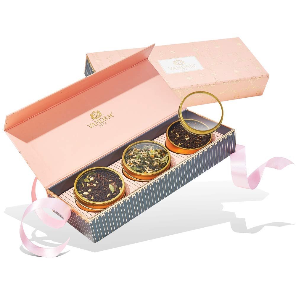 Customized Assorted Tea Cup Set Tea Tin Gift Box, Tea Packaging,UV Emboss Grey Board CMYK A5 Size Gift Box