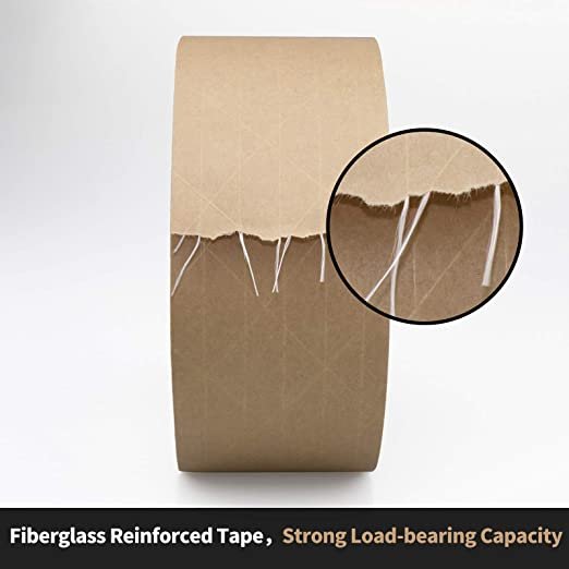 Fiberglass Reinforced Gummed Kraft Fiber Packing Printed Packaging Colour Printing Paper Tape