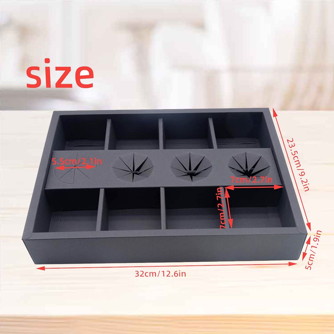 Recycled Materials Kraft Paper Lunch Box with Lid Insert Dividers Versatile Catering Board for Kids Snack Cake Dessert Packaging
