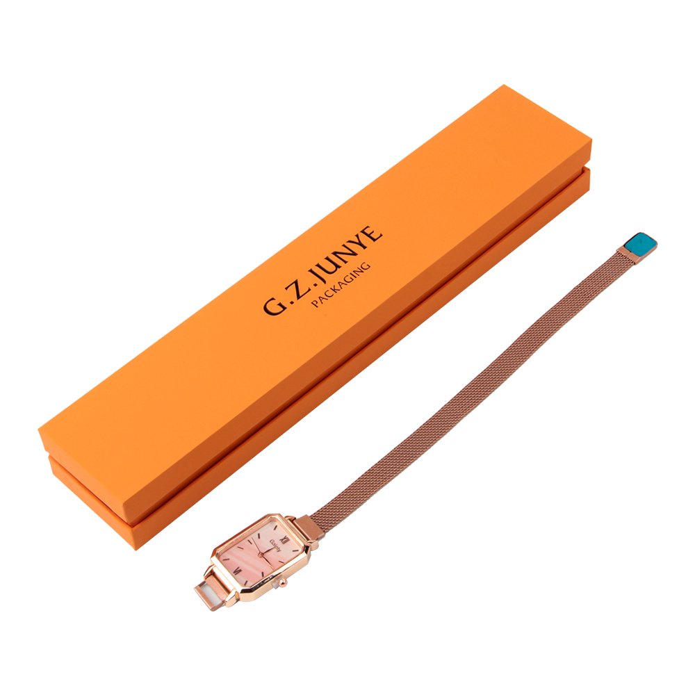 New arrival wholesale paper gift box watch strap packaging logo Custom luxury paper watch packaging box