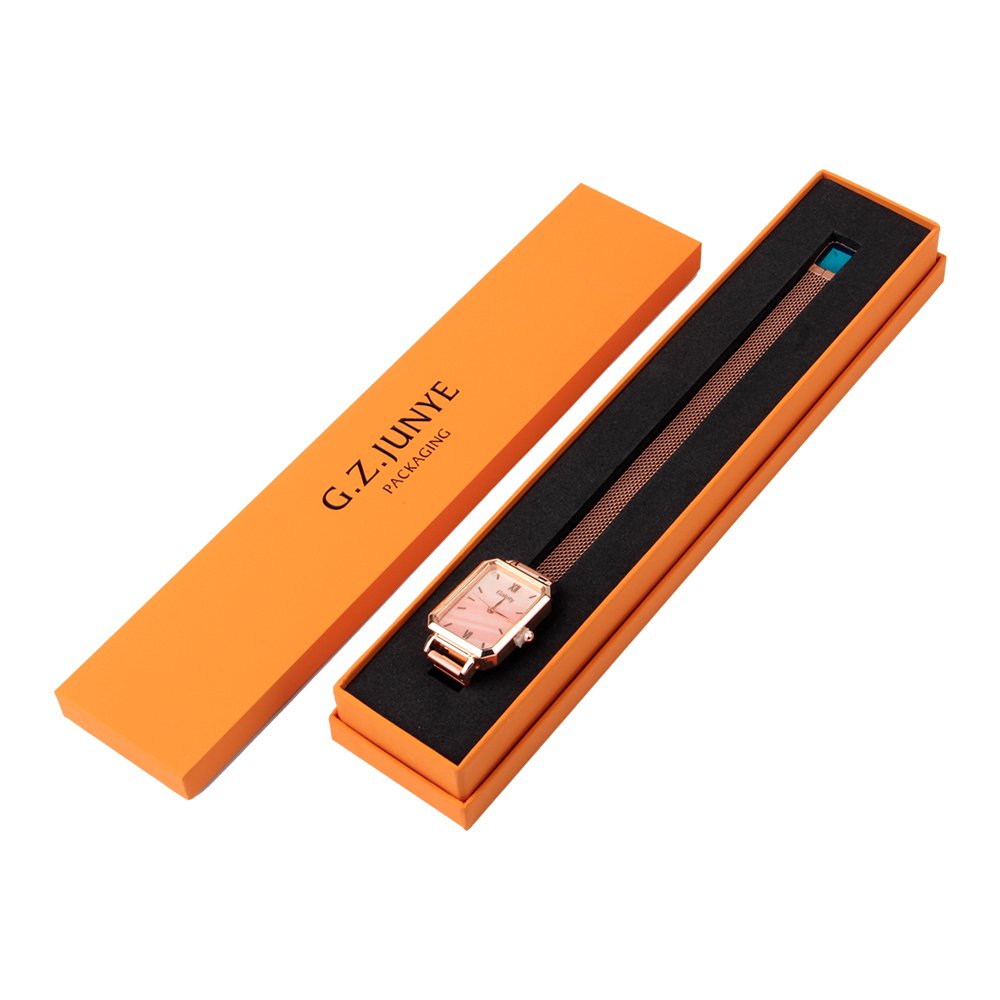 New arrival wholesale paper gift box watch strap packaging logo Custom luxury paper watch packaging box