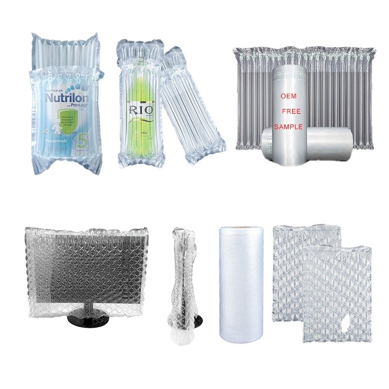 Factory Direct Sale Bubble wine bottle Plastic Packaging Bags Air Column Bag Wrap