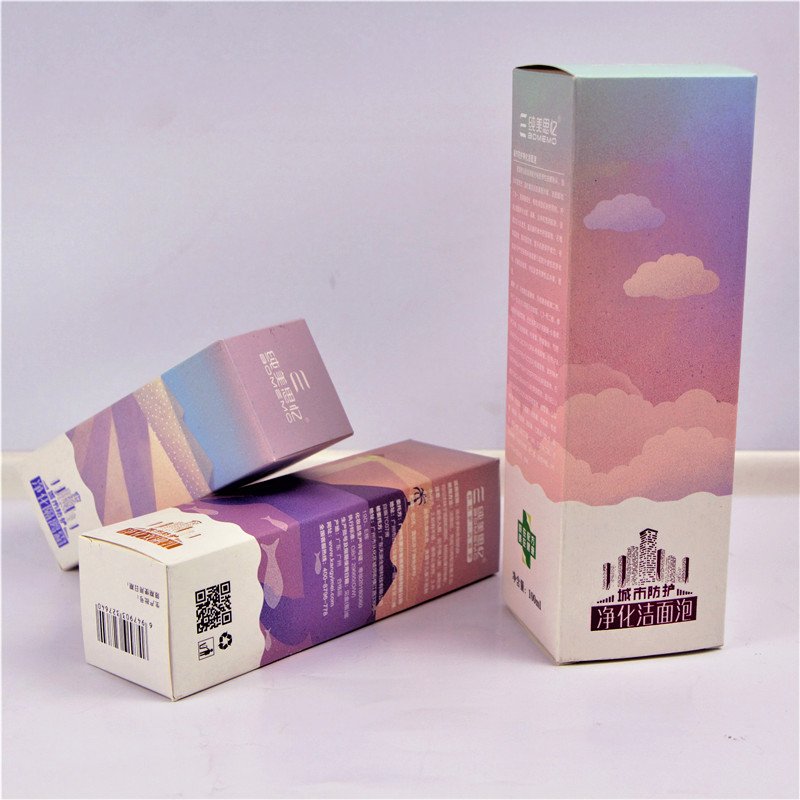 Personalized Custom Logo Paper Foundation Beauty CBD Cream Skin Care Box Packaging Makeup Cosmetic Jar Packaging Boxes