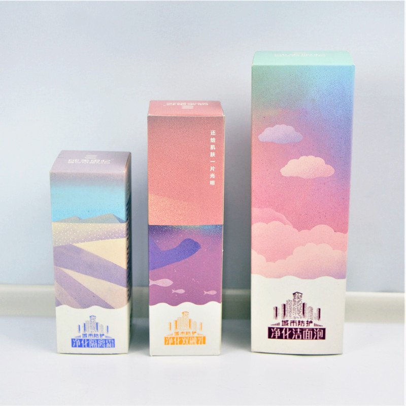 Personalized Custom Logo Paper Foundation Beauty CBD Cream Skin Care Box Packaging Makeup Cosmetic Jar Packaging Boxes