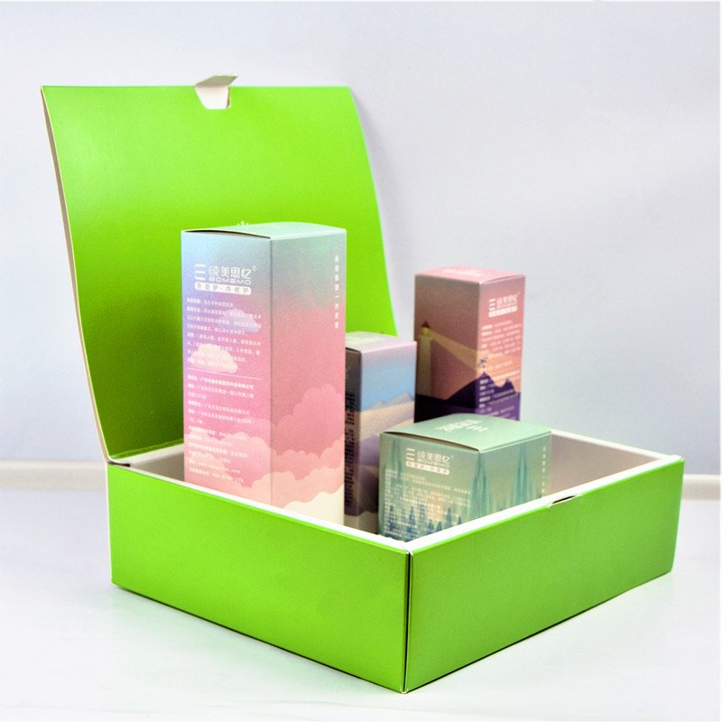 Personalized Custom Logo Paper Foundation Beauty CBD Cream Skin Care Box Packaging Makeup Cosmetic Jar Packaging Boxes