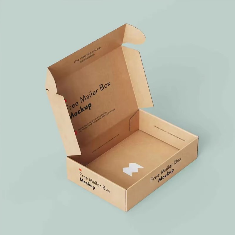 Custom Logo Wholesale Small Kraft Colored Shipping Corrugated cardboard socks mailer Packaging boxes